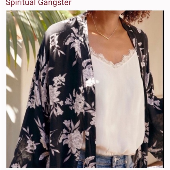 NWOT  Spiritual Gangster Kimono - Picture 3 of 6